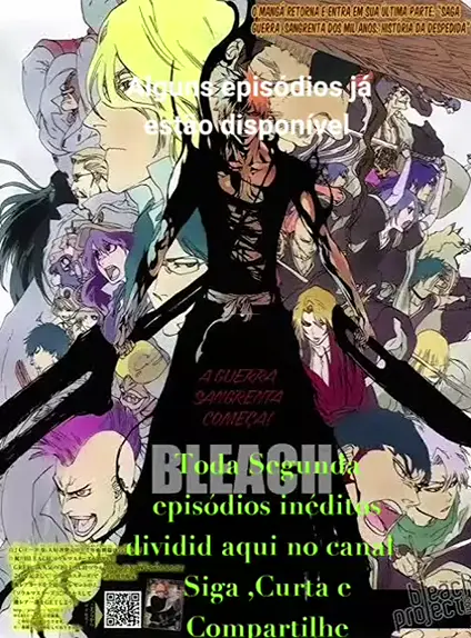 onde assistir episódio 24 de Bleach guerra dos mil anos parte 2