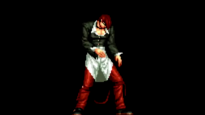 Iori Yagami Laugh on Make a GIF