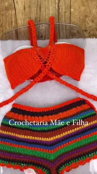 Croche mae best sale e filha