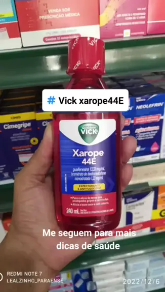 Xarope Vick 44E 240ml