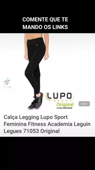 Calça Legging Lupo Sport Feminina Fitness Academia Leguin Legues