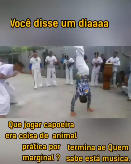 música de capoeira você disse um dia