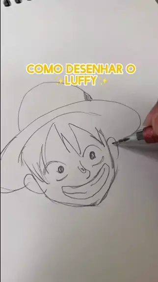 ✍️ Como Desenhar o Luffy Passo a Passo de One Piece