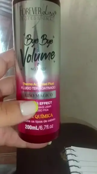 Fluido Termoativado Forever Liss Bye Bye Volume e no Frizz com