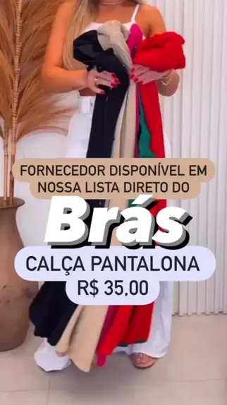 Pantalona calça alfaiataria elegante e fina Roupa Feminina