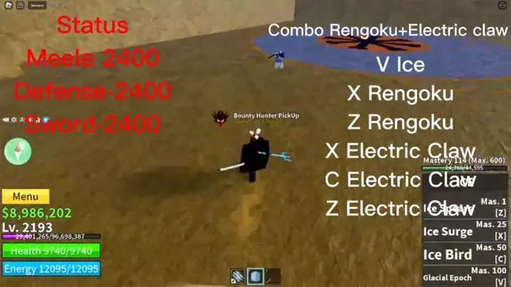 combos com rengoku blox fruit