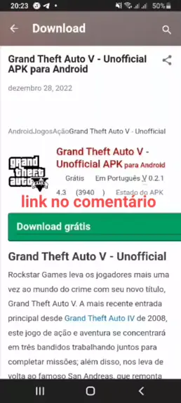 Grand Theft Auto V - Unofficial APK pour Android - Télécharger