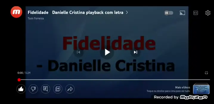 Fidelidade  Danielle Cristina [Playback Com Letra] 