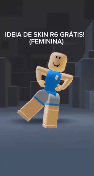 ideia de skin grátis no roblox para meninas