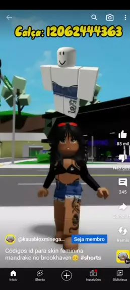 bom dia 😘🌹, skin feminina com 100 robux versão mandrake #argentina🇦