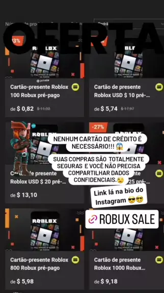 Comprar Roblox 100 Robux (cartão presente)