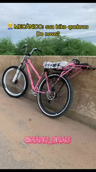 video de grau de bicicleta montadinha