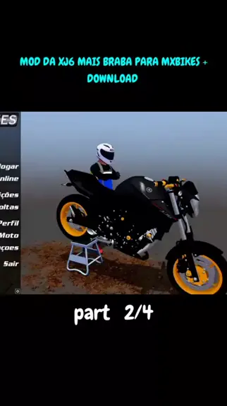 TESTANDO A NOVA MOTO DO MX BIKES ONLINE PARA CELULAR 