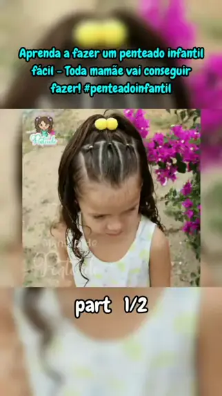 Aprenda a fazer um penteado infantil fácil 