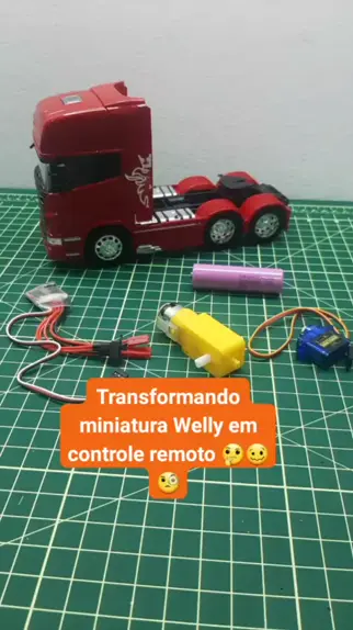 Miniatura Scania Controle Remoto