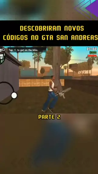 os melhores codigos do gta san andreas android