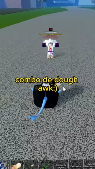 combo infinito de dough no blox fruits 