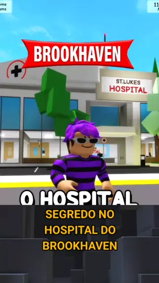 O História do hospital brookhaven na vida real #shorts