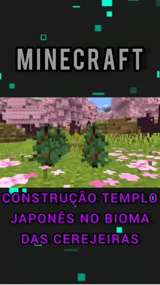 COMO FAZER uma CASA de CEREJEIRA no MINECRAFT 1.20