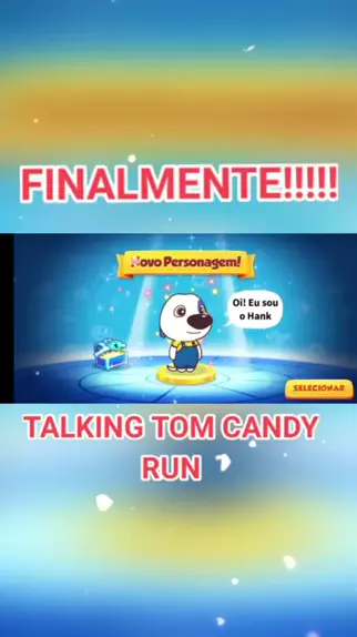 TRAILER DO NOVO JOGO! 🍭 Talking Tom Candy Run 🍭 