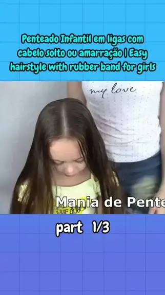 Penteado Infantil com Amarração e - Mania de Penteado