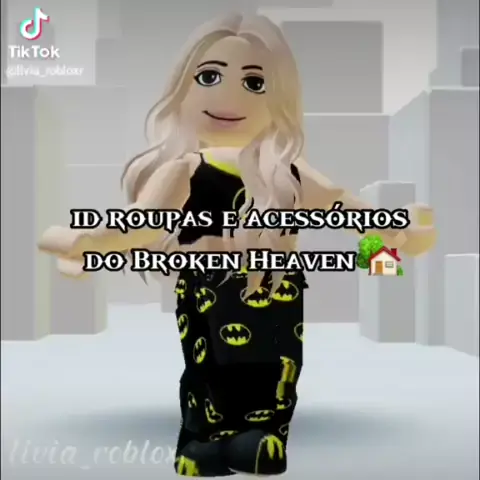 id de roupas do broken heaven no roblox