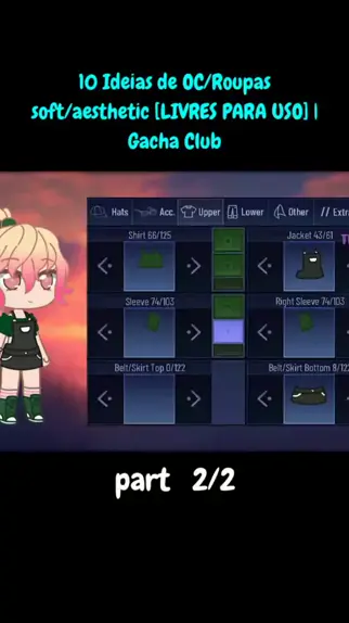 oc gacha club aesthetic