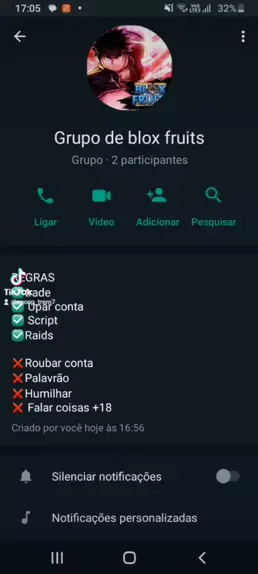 Grupo do whatsapp - ♧Blox fruits♧