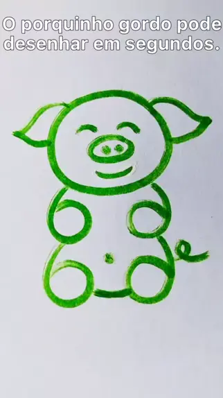 COMO DESENHAR um PORCO 🐷