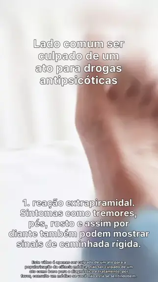 sinais e sinais de reação extrapiramidal