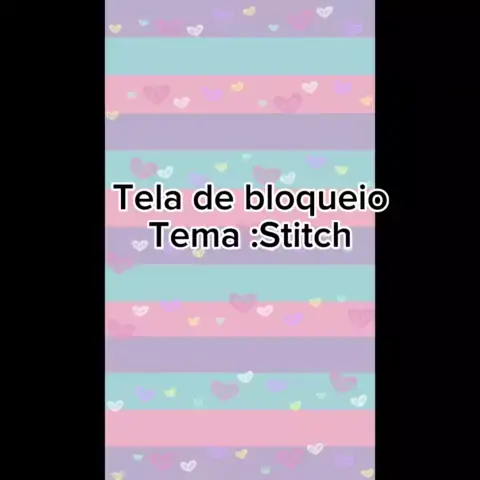 papel de parede de tela de bloqueio stitch