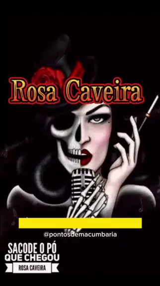 Sacode o pó que chegou Rosa Caveira 🌹💀 #rosacaveira
