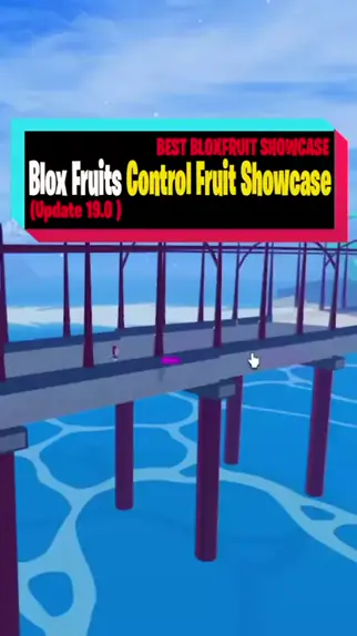 Control fruit showcase (before rework) 