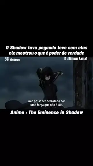 the eminence in shadow anime dublado