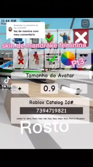 melhores skins roblox mandrake｜Pesquisa do TikTok