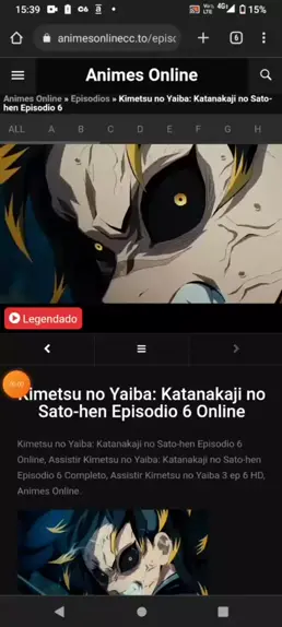 Assistir Kimetsu no Yaiba: Katanakaji no Sato Hen Episodio 6 Online