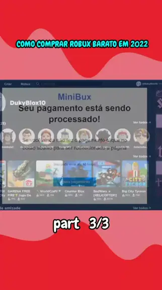 MiniBux COMPRE ROBUX BARATO 