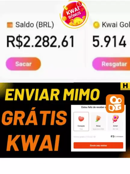 Felmak Serviços - Ganhe 1.000.000 Kwai Golds semanalmente