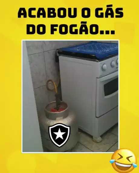 ACABOU O GÁS DO FOGÃO KKKKKKKKKK DEIXA SUA RISADA PRA PIADA DO CAMPEON