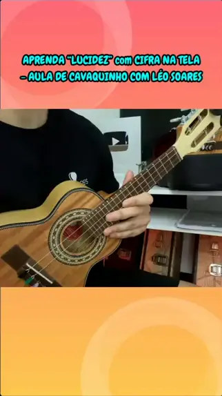 ESQUECI DE TE ESQUECER COM A CIFRA NA TELA - AULA DE CAVAQUINHO