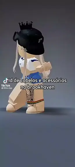 ID de ACESSÓRIOS E CABELOS no BloxburgID de ACESSÓRIOS E CABELOS