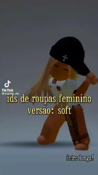 id de roupa feminina soft