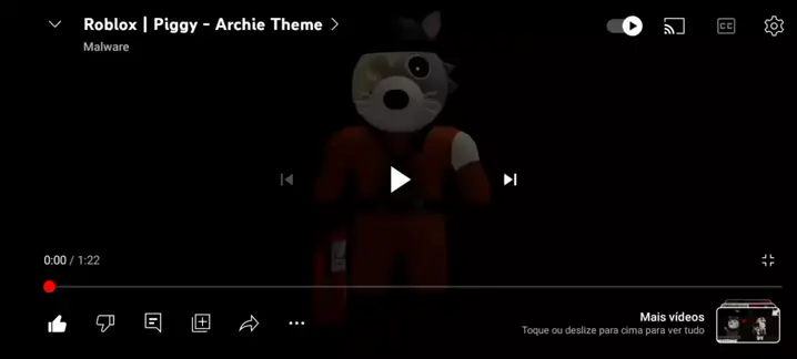 Archie Piggy Roblox para colorir