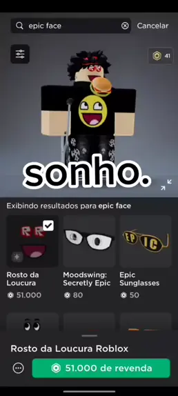 ROBLOX ADDED A FAKE EPIC FACE 🤨 