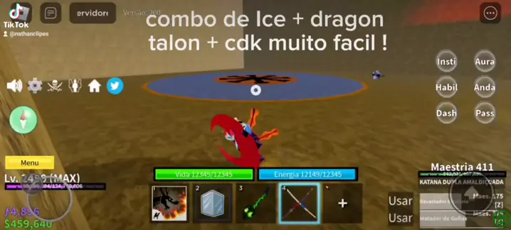 combo simples de rumble cdk e dragon talon 