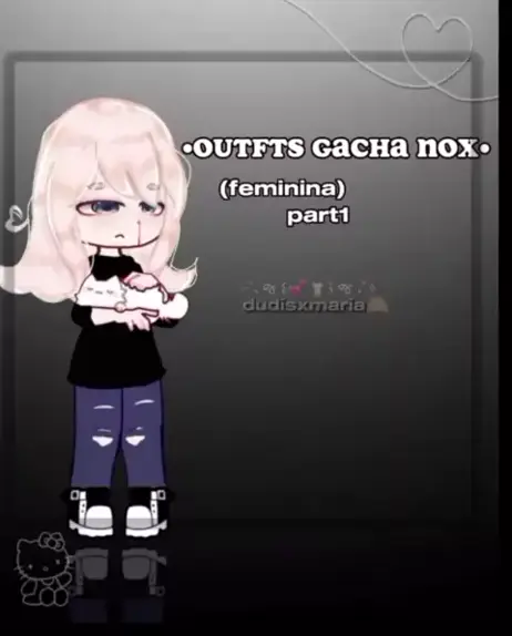 ideias de roupas gacha nox feminina