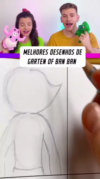Desenhando os personagens da Creche do Banban, Vídeo completo no YT ♡