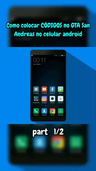 Como colocar CÓDIGOS no GTA San Andreas de CELULAR android 