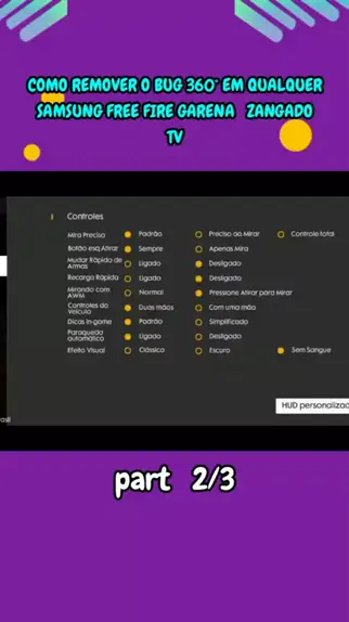 COMO TIRAR O BUG DO 360 EM QUALQUER CELULAR FREE FIRE 