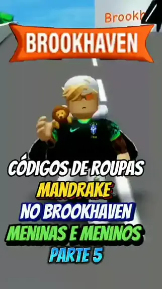 5 CÓDIGOS IDS MANDRAKE PARA BROOKHAVEN NO ROBLOX 